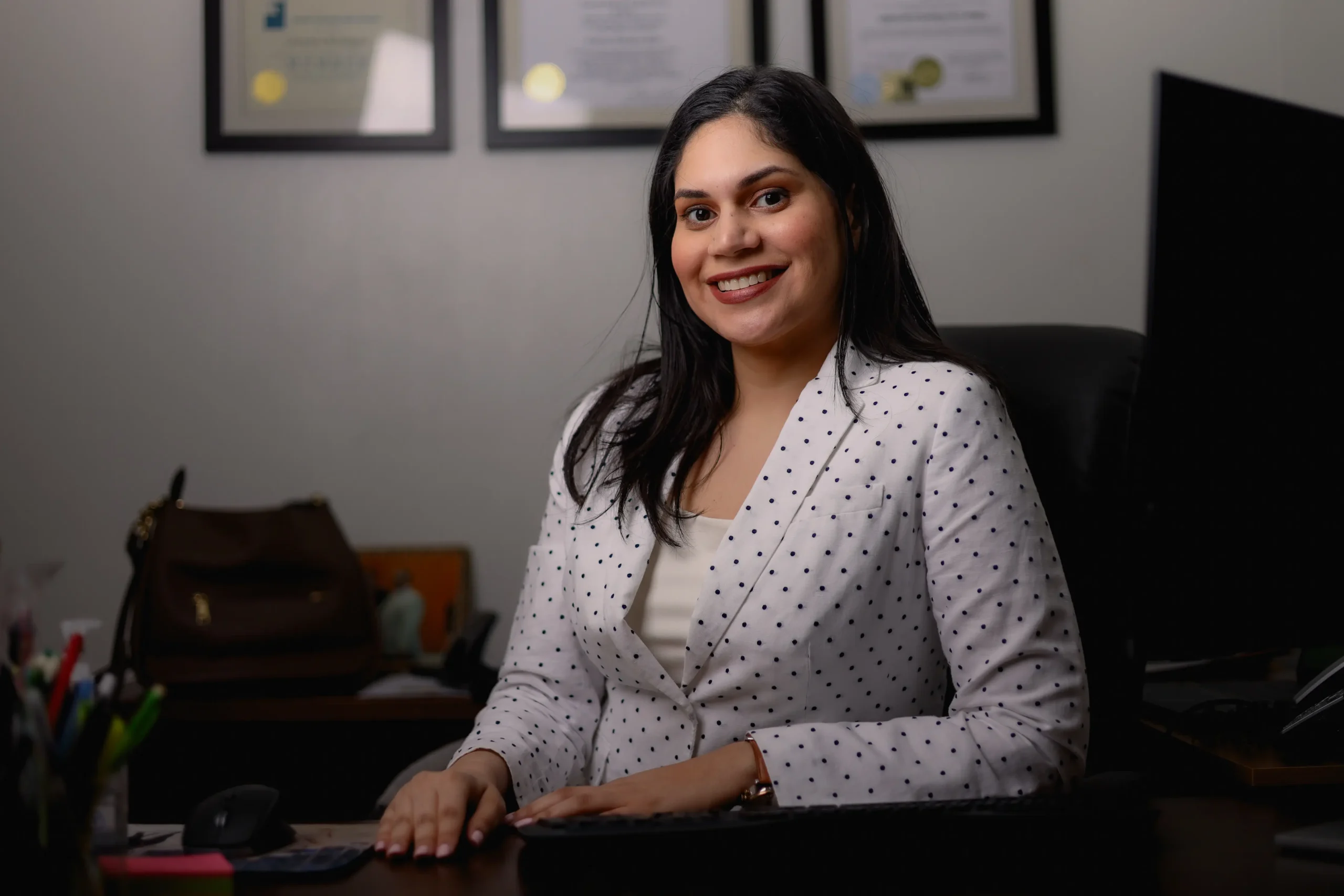 Lcda. Gretchen Rodríguez Pérez en su despacho